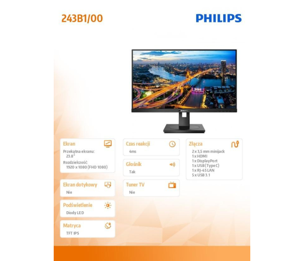 Philips 243B1/00 - 546241 - zdjęcie 5